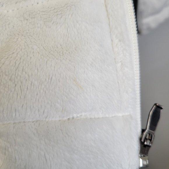 Columbia Women's Small Jacket White Fleece Green Full Zip - Picture 12 of 15